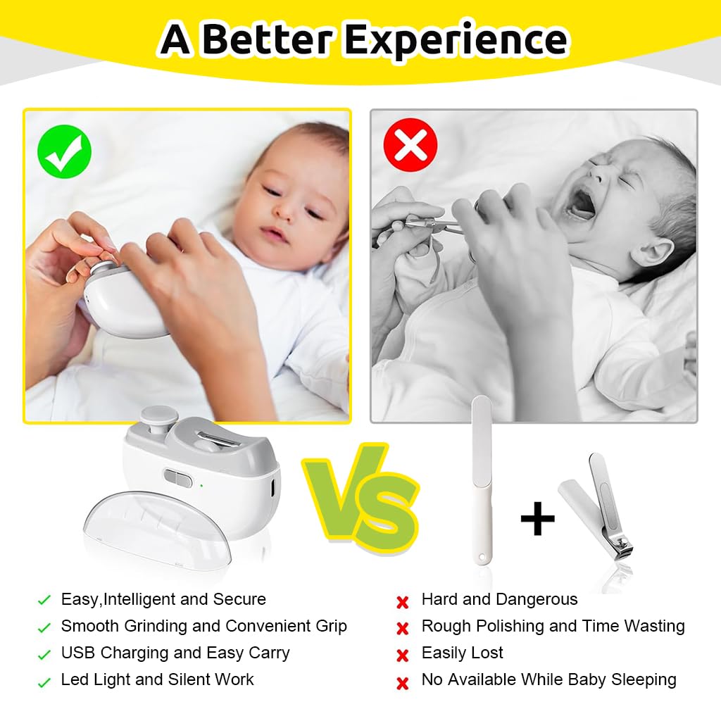 🎁 Hot Sale 50%OFF🔥2 in 1 Automatic Electric Nail Clipper with Polishing