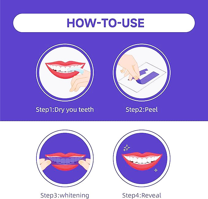 😺Whiter teeth in just 30s?! 🔥Last day 50% off - V34 Whitening Strips