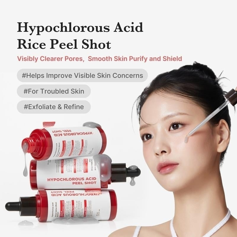 Hypochlorous Acid Rice Pee!Shot For Face & Body