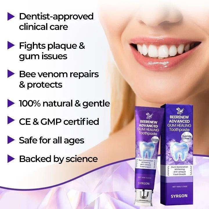 🔥NOW 50%OFF 🔥BeeRenew Advanced Gum Healing Toothpaste