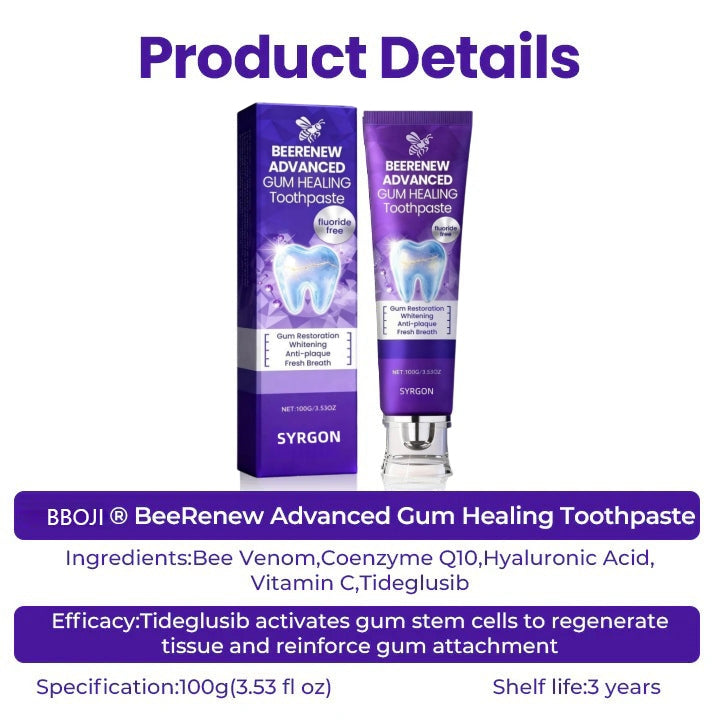 🔥NOW 50%OFF 🔥BeeRenew Advanced Gum Healing Toothpaste