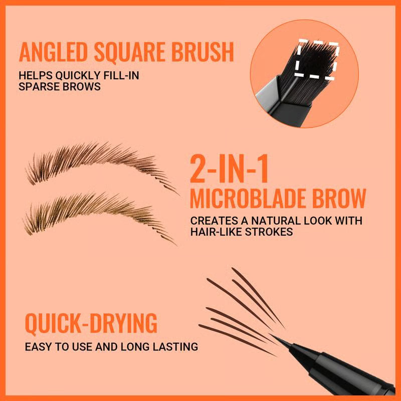 🎁Buy 1 Get 1 Free🔥 4D Brow Pen – For Natural, All-Day Eyebrow & Eyeliner Perfection! 💁♀