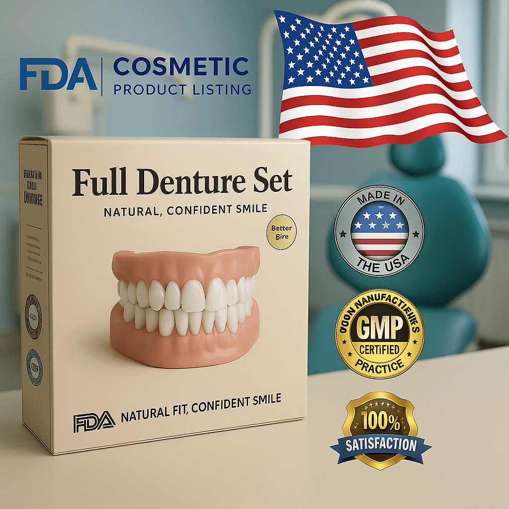 Dentures for 3 Years❓❓❓ Relax—Full Refund If They Fail✅Paypal and Credit Card Payment Guarantee