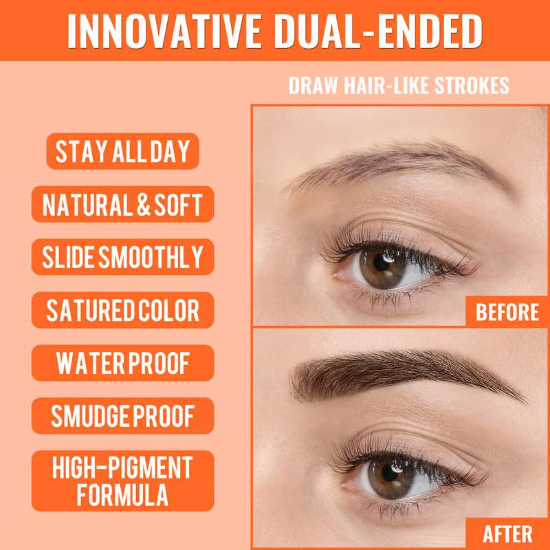 🎁Buy 1 Get 1 Free🔥 4D Brow Pen – For Natural, All-Day Eyebrow & Eyeliner Perfection! 💁♀