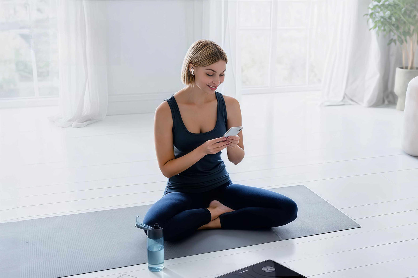 ✨LAST DAY SALE 50% OFF✨Smart Scale with  Bluetooth Weighting Scale Body Fat Monitor and BMI Calculation