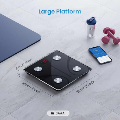 ✨LAST DAY SALE 50% OFF✨Smart Scale with  Bluetooth Weighting Scale Body Fat Monitor and BMI Calculation