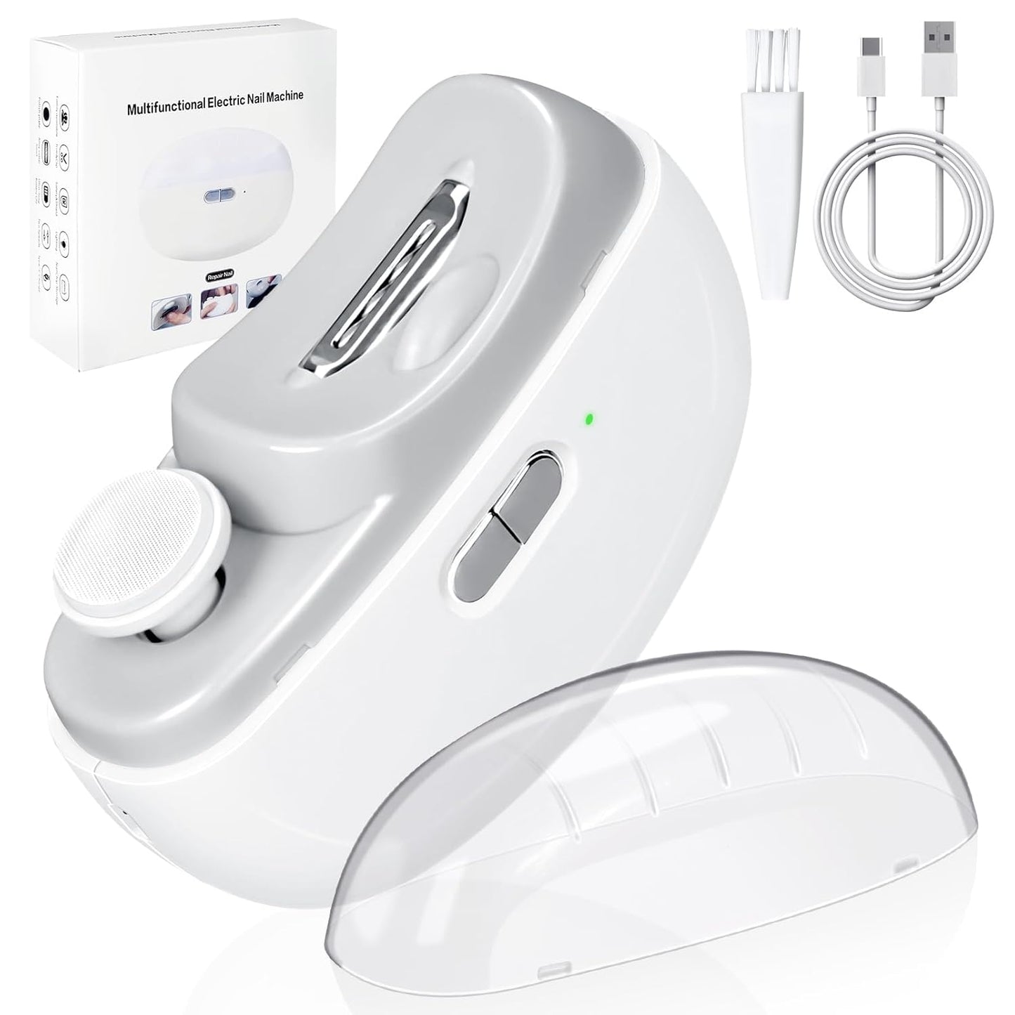 🎁 Hot Sale 50%OFF🔥2 in 1 Automatic Electric Nail Clipper with Polishing