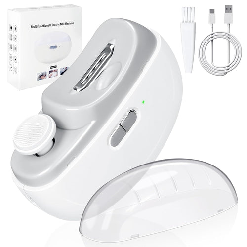 🎁 Hot Sale 50%OFF🔥2 in 1 Automatic Electric Nail Clipper with Polishing