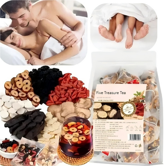 🍵Five Treasure Tea Men's tonic improves duration, erection strength, and size💪💪💪