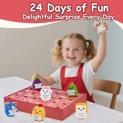 🎁Hot Sale 50%OFF🔥Advent Calendar 2025 – 24-Day Crochet Animal Countdown