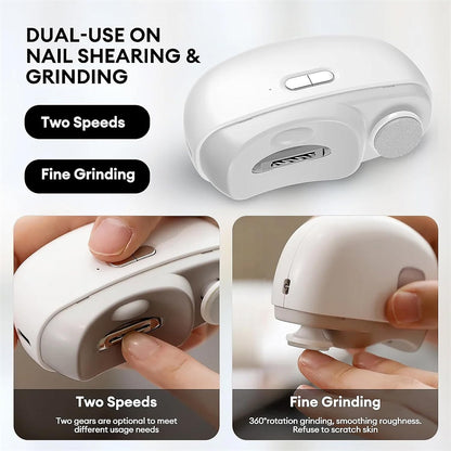 🎁 Hot Sale 50%OFF🔥2 in 1 Automatic Electric Nail Clipper with Polishing