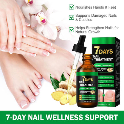 🔥Special offer package-Fungal Nail Patches & Ginger 7 Days Nail Treatment