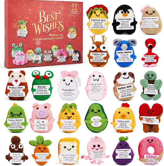 🎁Hot Sale 50%OFF🔥Advent Calendar 2025 – 24-Day Crochet Animal Countdown