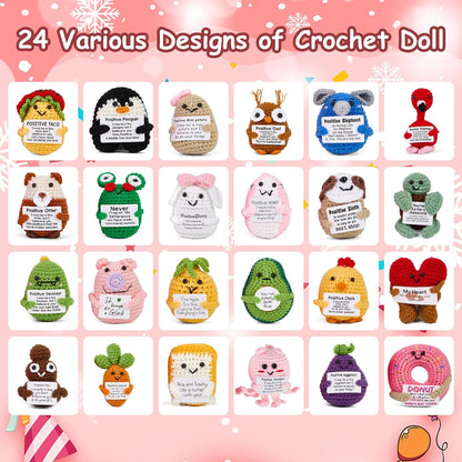 🎁Hot Sale 50%OFF🔥Advent Calendar 2025 – 24-Day Crochet Animal Countdown