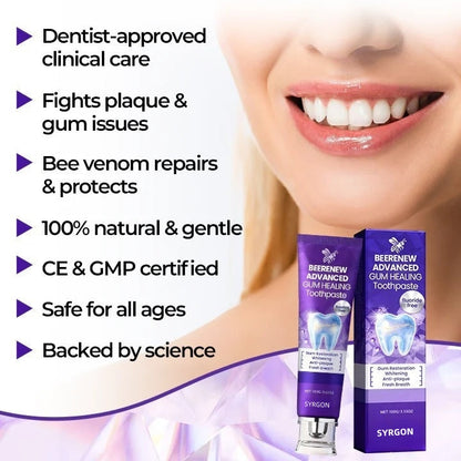 🔥NOW 50%OFF 🔥BeeRenew Advanced Gum Healing Toothpaste