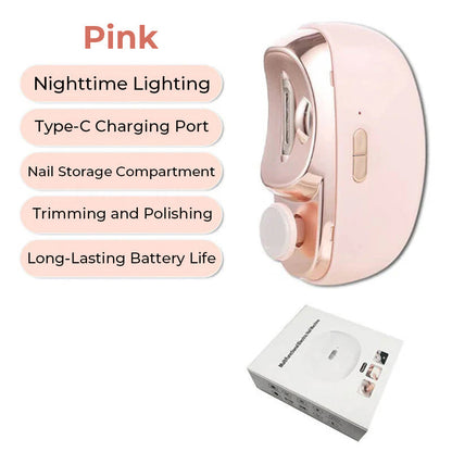 🎁 Hot Sale 50%OFF🔥2 in 1 Automatic Electric Nail Clipper with Polishing