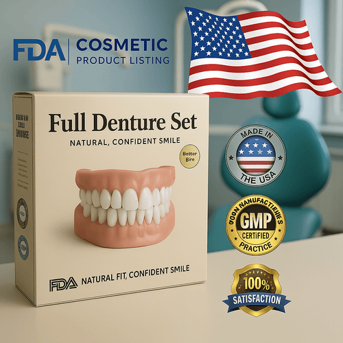Dentures for 3 Years❓❓❓ Relax—Full Refund If They Fail✅Paypal and Credit Card Payment Guarantee