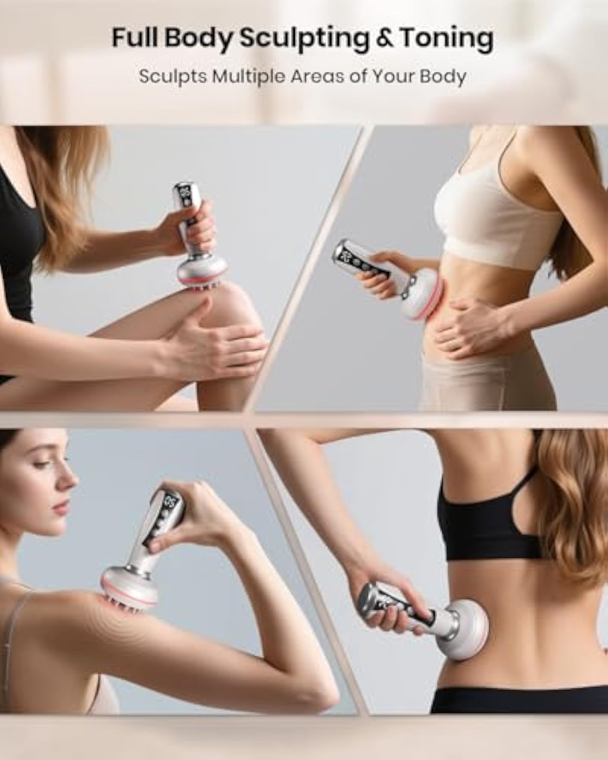 4-in-1 Massager💆‍♂️🔥 Remove Stretch Marks & Detox – Thousands Happy ✅